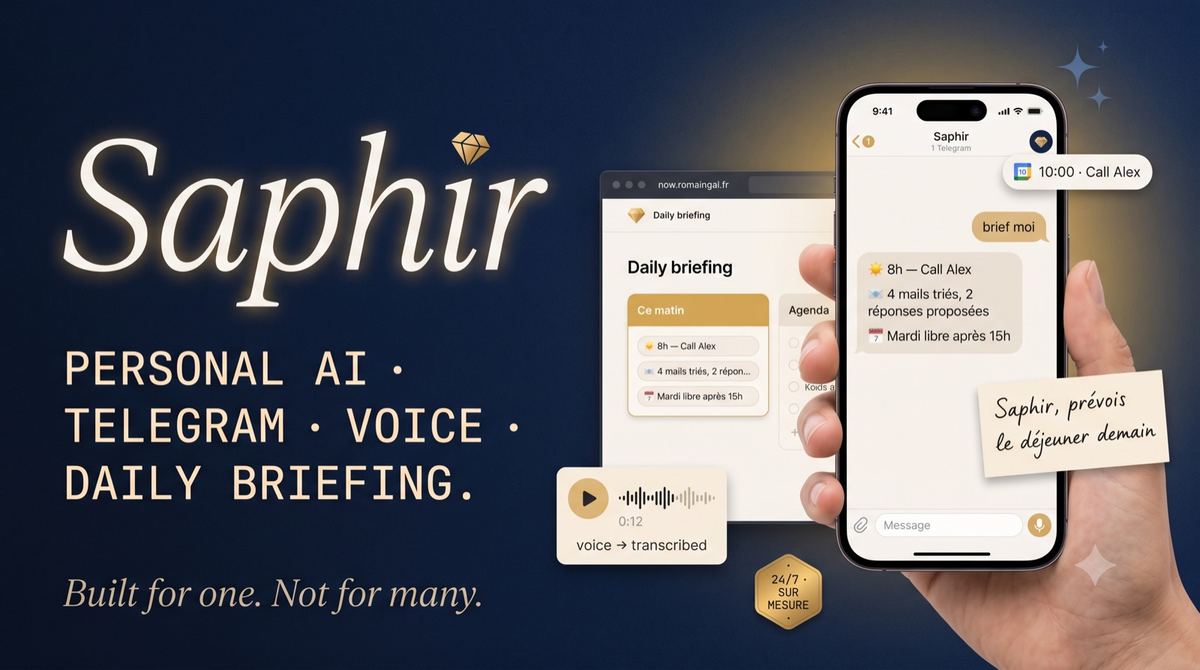 Saphir — assistant IA